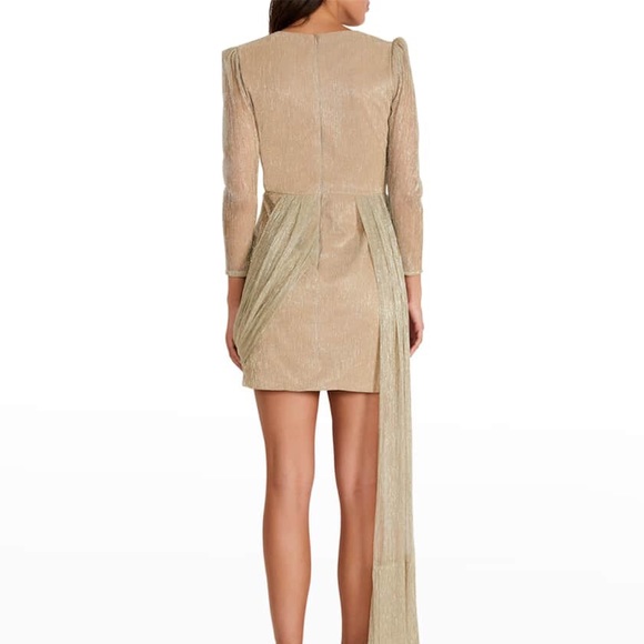 PATBO Lurex Draped Mini Dress. Size 4. $595 - Picture 2 of 10